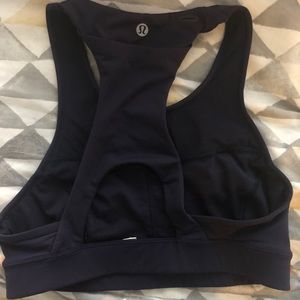Lululemon navy sports bra